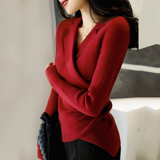 Myrtle - Klassischer Damenpullover mit einzigartigem Stil und enger Passform