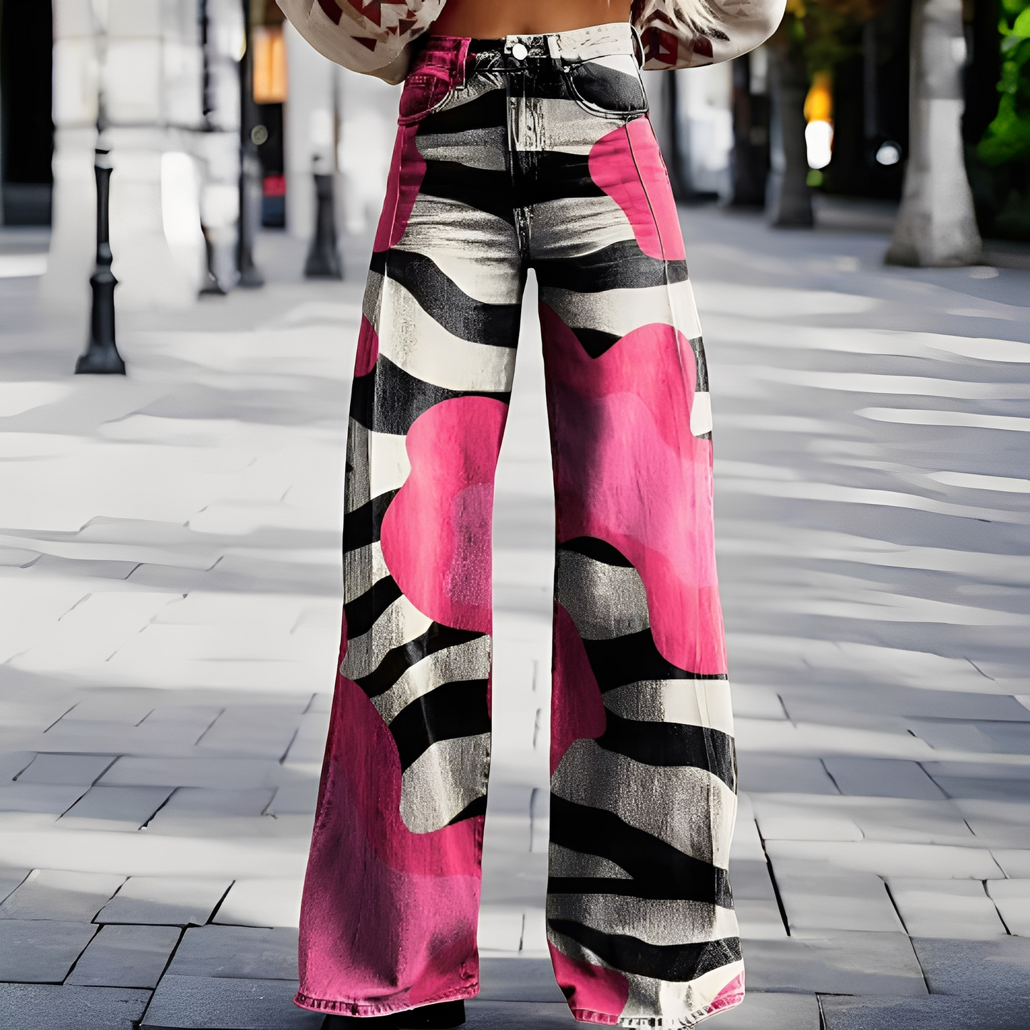 Briley - Elegante, stilvolle Damenhosen mit weitem Bein