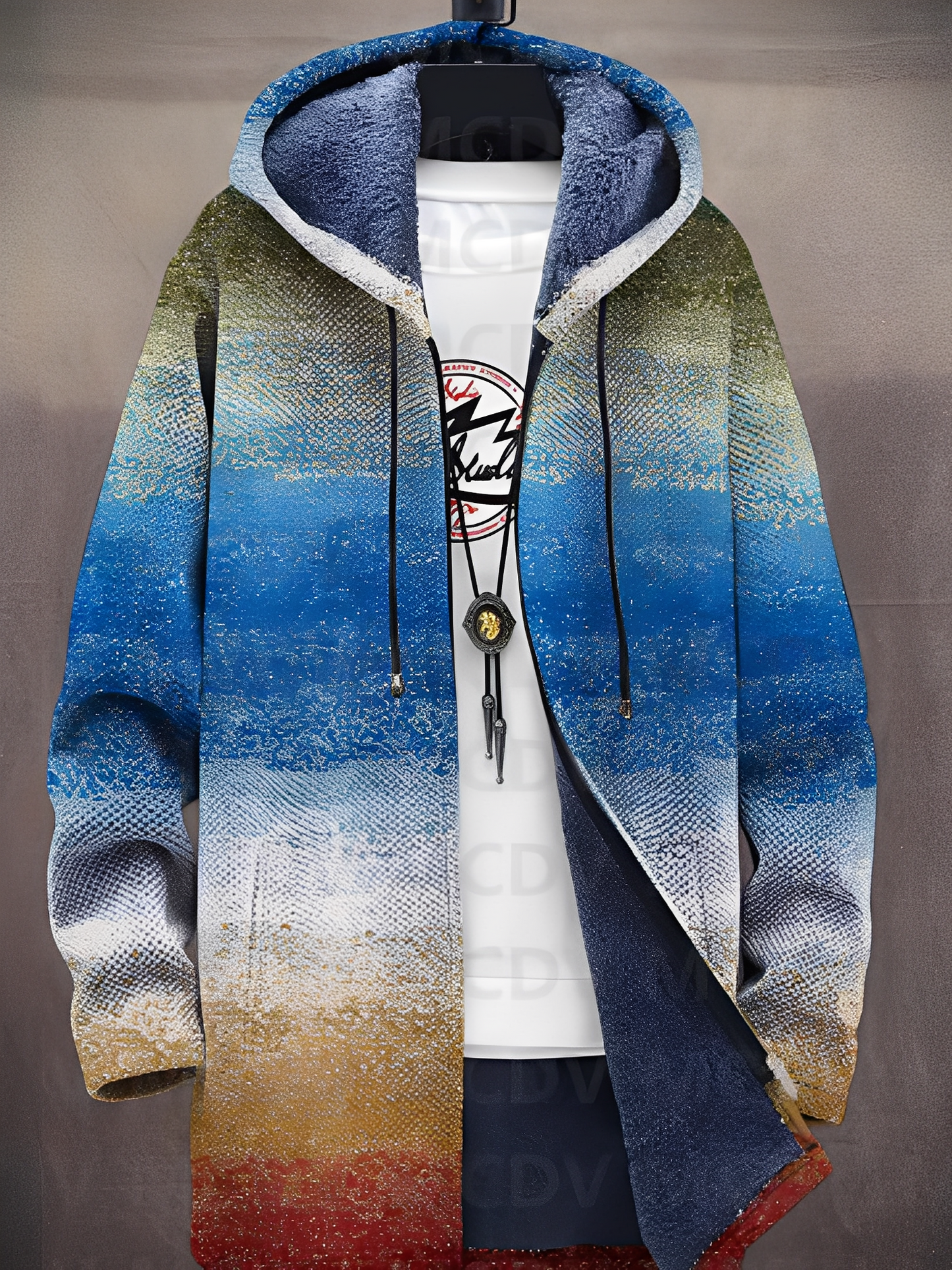 Trenton - Modische Herrenjacke mit Kapuze und Design