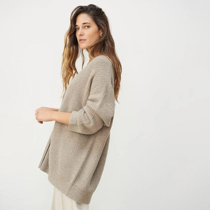 Leah – Extra langer Kaschmir-Cardigan