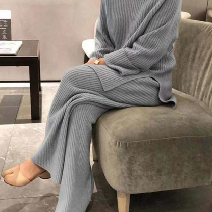 Samantha – Strick-Set: Freizeit-Pullover und Hose