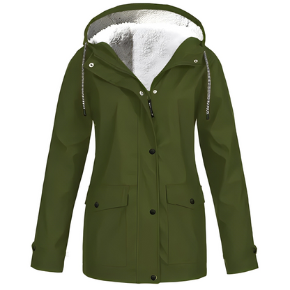 Sherlyn - Frauen Outdoor-Jacke mit Kapuze und weichem Innenfutter