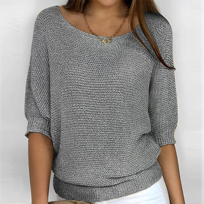 Leonie – Elegantes Halfter-Pullover-Shirt
