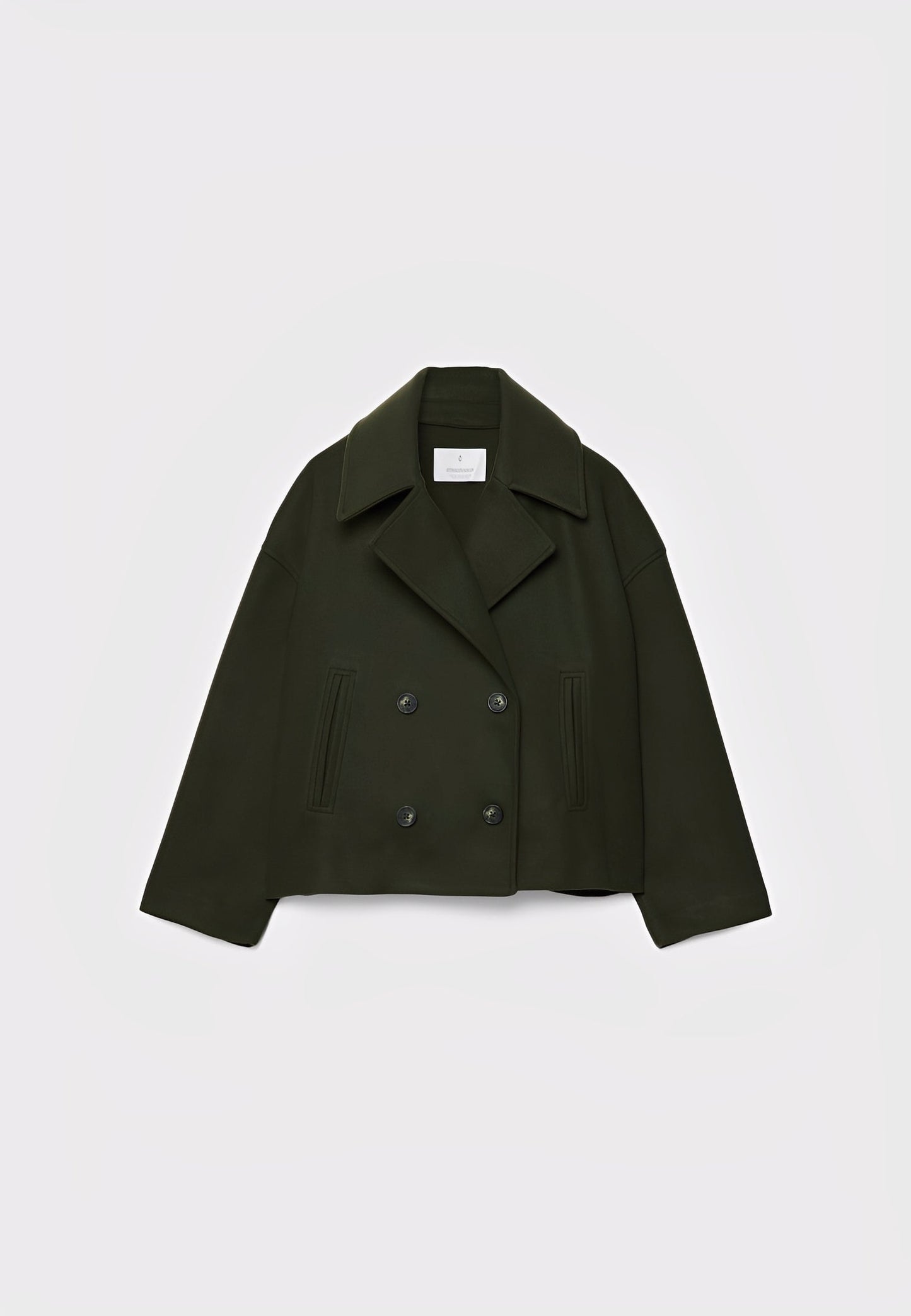 Claire – Kurze Elegante Zweireihige Jacke