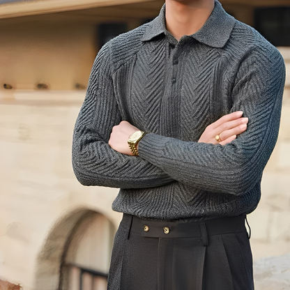 Darius – Pullover mit langen Ärmeln aus Strick