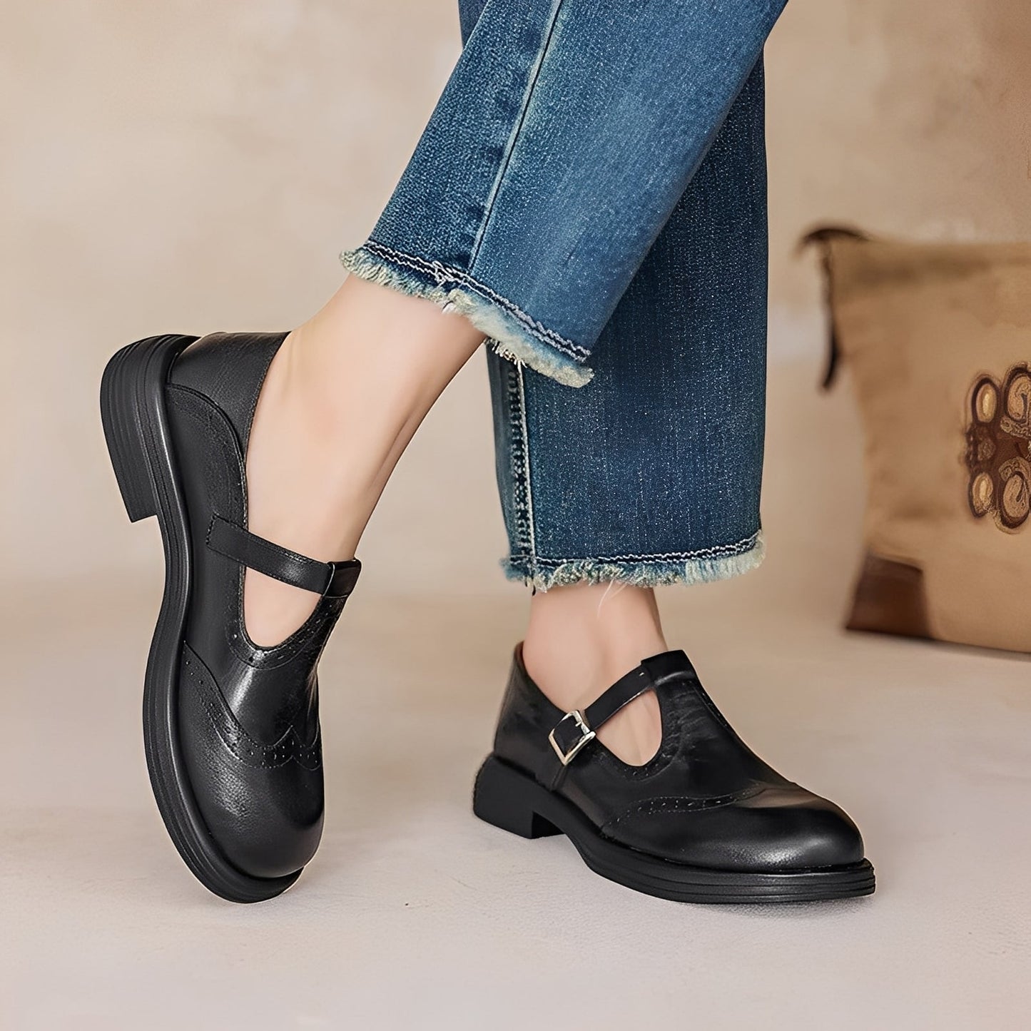 Marley - Stilvolle flache Damenlederschuhe