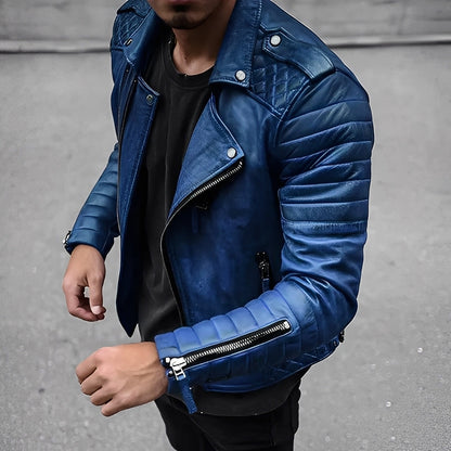 Matthew - Lässige Herrenlederjacke