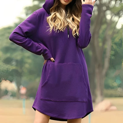 Lorraine - Bequemes langes Kapuzenkleid für Frauen