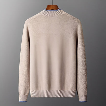 Brendon - Gemütlicher Herrenpullover mit Zipper