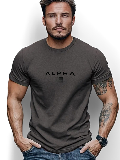 Neal - Einfaches Rundhals-T-Shirt für Männer