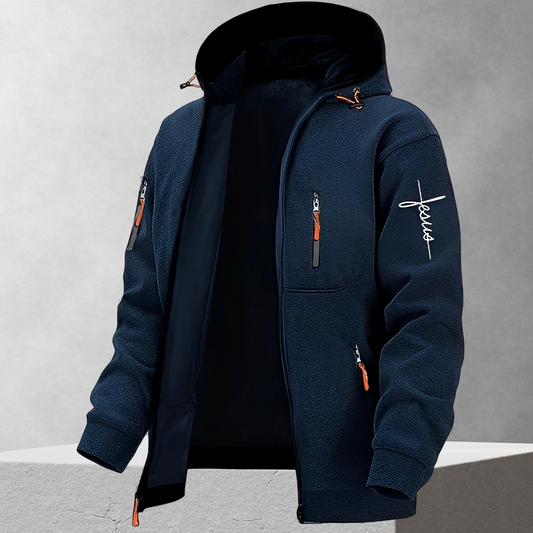Simon – Modische Herren-Kapuzensweatjacke