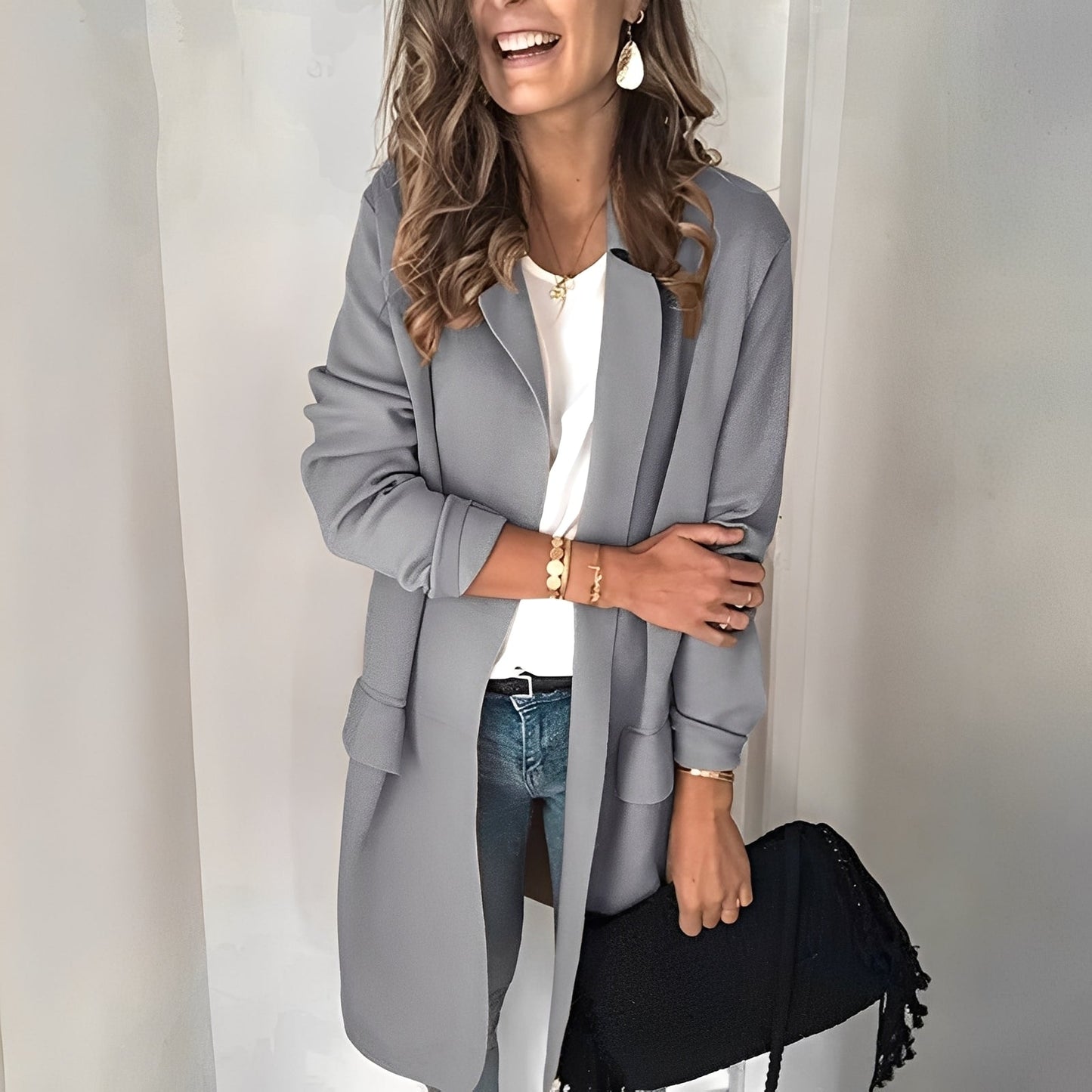 Georgina - Langer, eleganter Damenblazer