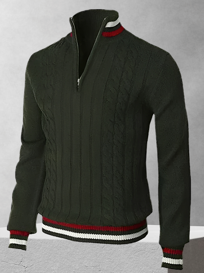 Ralph Polo – Reißverschluss-Pullover im italienischen Design
