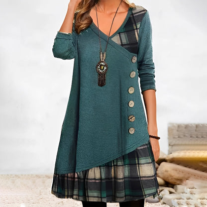 Shawnee - Bequemes Damenkleid mit Karomuster