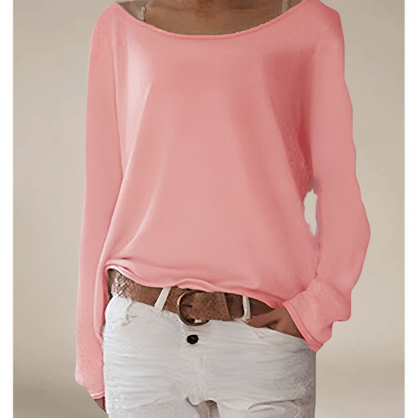 Alexa – Strickpullover mit Rundhalsausschnitt