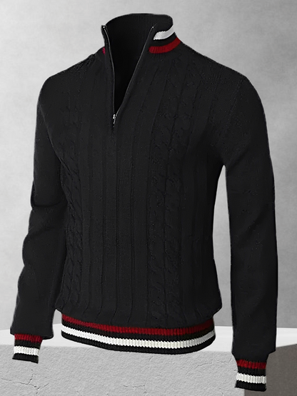 Ralph Polo – Reißverschluss-Pullover im italienischen Design