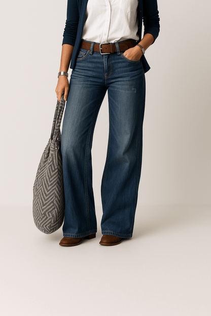 Majken – Locker geschnittene Denim-Jeans