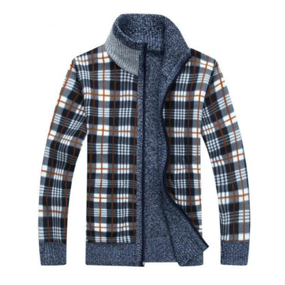 Iker – Herrenjacke aus Strick mit Fleece-Innenfutter