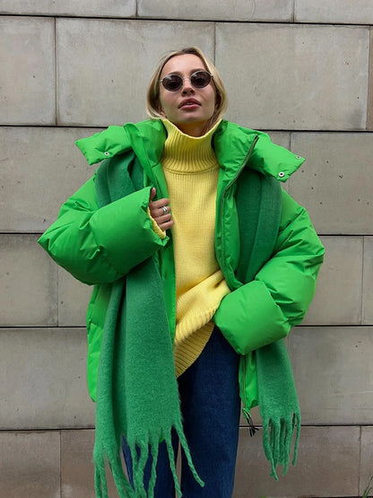 Louisa - Kurze Jacke mit Kapuze und Innenfutter