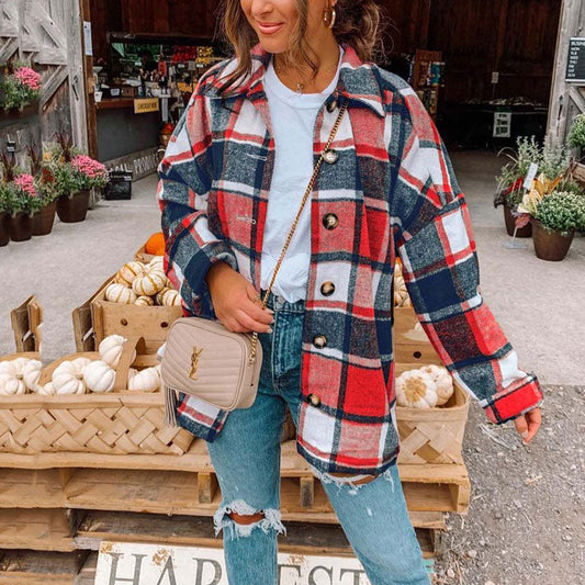 Anna – Großes Flanellhemd im Trend
