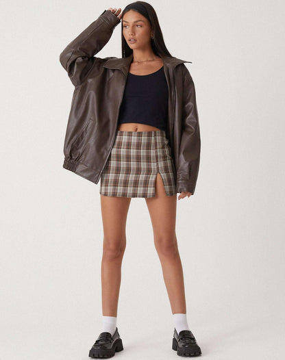 Ariane – Damen-Lederjacke im weiten Schnitt